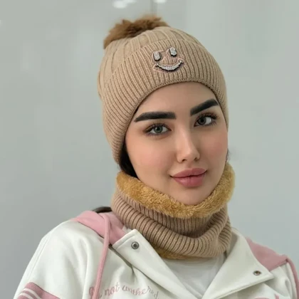 شال و کلاه رینگی لبخند