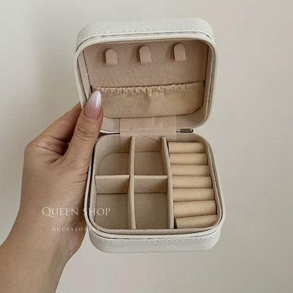 کیف جواهرات و اکسسوری سفید کد 717