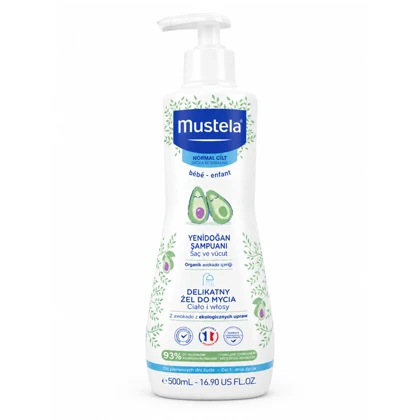 ژل شستشوی ملایم مو و بدن ماستلا 500 میل (Mustela Gentle Cleansing Gel)
