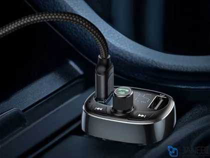 شارژر فندکی فست شارژ ماشین با قابلیت پخش موسیقی و تماس بیسوس S-09