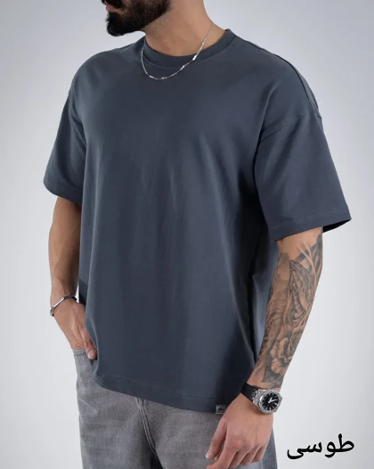 تیشرت بیسیک باکسی-کد4906