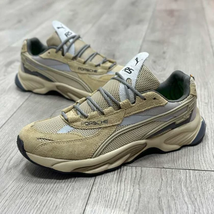 کتانی اسپرت مردانه مدل پوما PUMA رنگ کرم