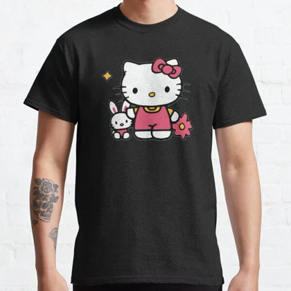 تیشرت Kitty طرح Hello Kitty and Her Bunny کد 261836