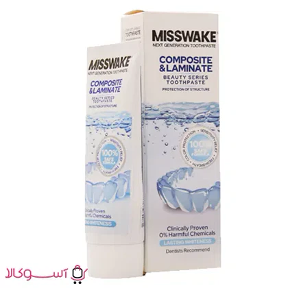 خمیر دندان میسویک مناسب دندان های کامپوزیت و لمینت شده حجم 75 میل