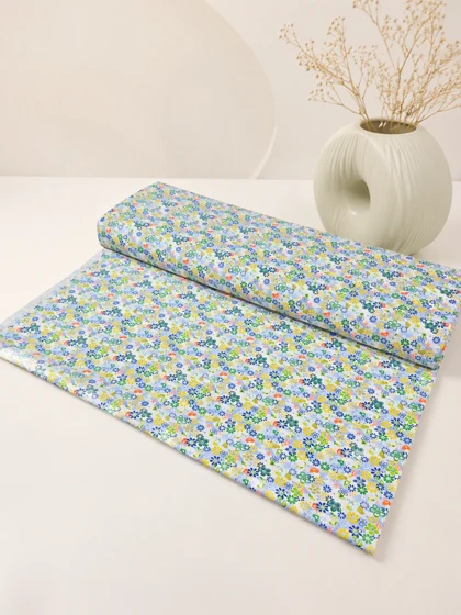 پارچه ملحفه ای نخی عرض 1.5 کد 582