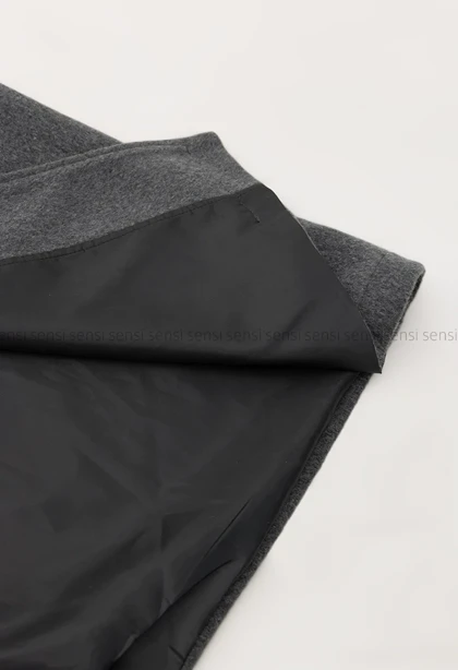 پالتو فوتر موهری4دکمه آستر دار کد1005033