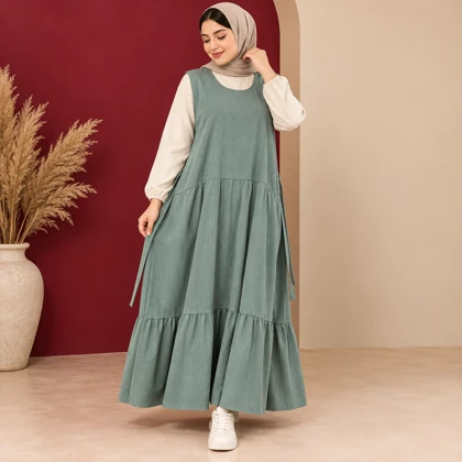 سارافون بلند چین‌دار مدل ماهورا کد 6071