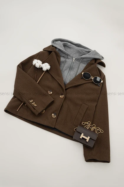 کت هودی دار فوتر کد1004883