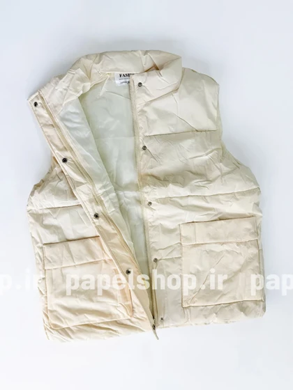 پافر زنانه شمعی زیپ مخفی دوجیب