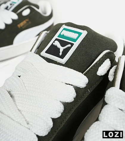 کفش کتانی ورزشی سبز مردانه و زنانه PUMA suede XL مدل 6933