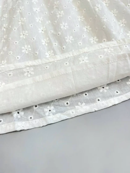 تاپ آستین چین خامه دوزی کد 3658