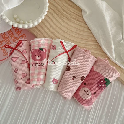 شورت طرح Pink Bear (مناسب سایز 38-42)
