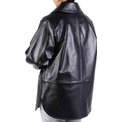 مانتو چرم زنانه 4600