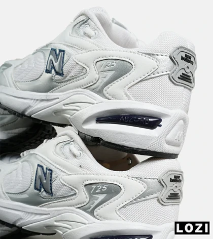 کفش کتانی مردانه و زنانه سفید طوسی NEW BALANCE 725