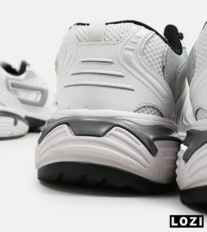 کفش کتانی مردانه سفید طوسی DIESEL S-SERENDIPITY SPORT مدل 5382