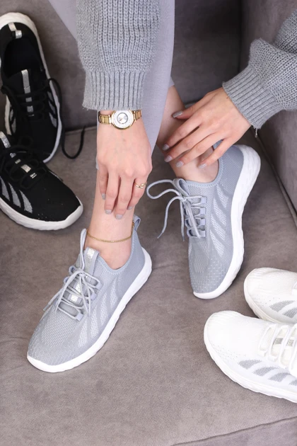 کفش اسپرت زنانه کتانی لمه