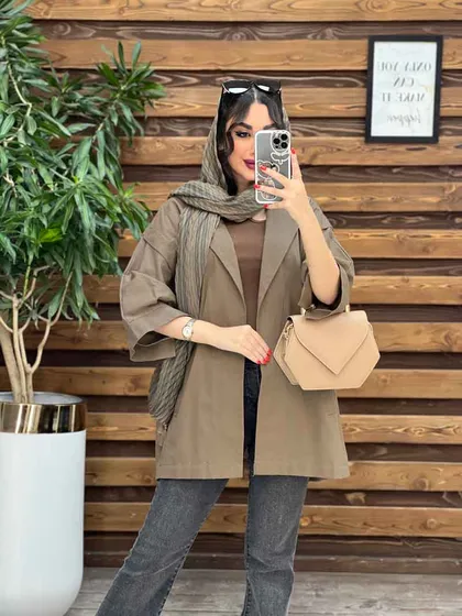 مانتو لینن پانچ پایین گت