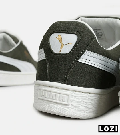 کفش کتانی ورزشی سبز مردانه و زنانه PUMA suede XL مدل 6933