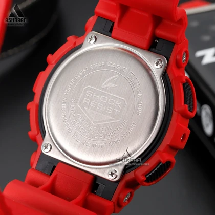ساعت جیشاک قرمز Casio G-Shock GA-100B-4A
