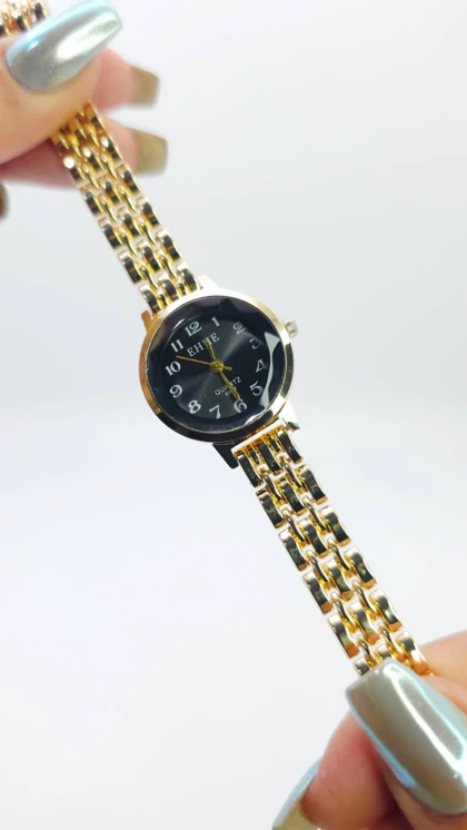 ساعت مچی زنانه مجلسی EHHE نگین‌دار با موتور کوارتز