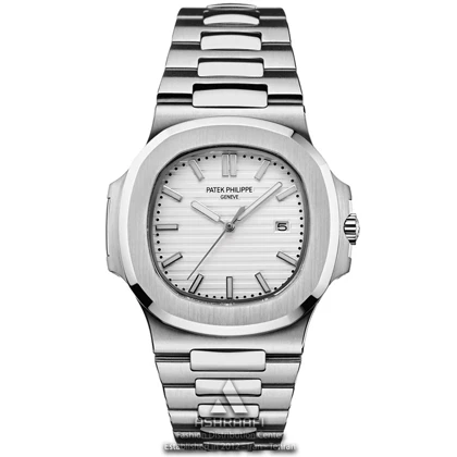 ساعت پتک فیلیپ صفحه سفید Patek Philippe Nautilus SW