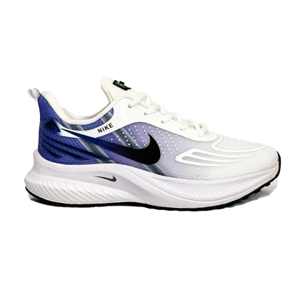 کتانی رانینگ مردانه اسپرت مدل نایکی Runing NIKE رنگ سفید آبی کد 45964