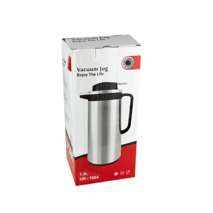 فلاسک استیل شیشه دار 1/3 لیتر یونیک کد 1804