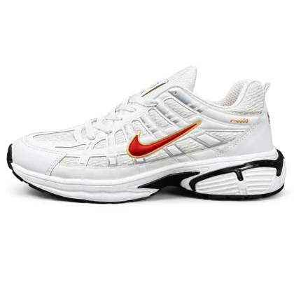 کتانی ست مردانه و زنانه مدل رانینگ نایک P6000 سفید قرمز NIKE