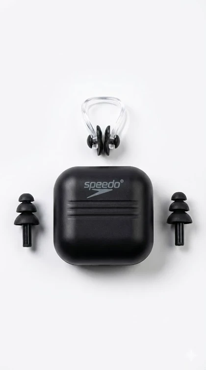 ست دماغ‌گیر و گوش‌گیر شنا اسپیدو سیلیکونی و ضد آب