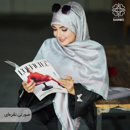 روسری ژاکارد رونا گل رز -140
