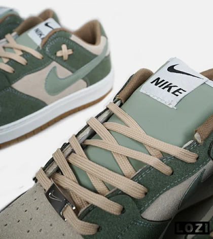 کفش کتانی بزرگ پا سبز کرم نایک NIKE SB