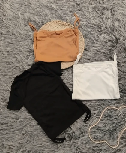 تیشرت بغل گتر دار زنانه کد 403036