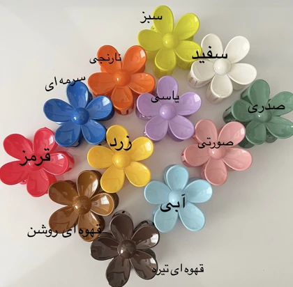کلیپس ژورنالی گل براق l( 7cm )