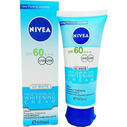 کرم ضد آفتاب و ضد چروک فاقد رنگ SPF60 نیوا 60 میلی لیتر