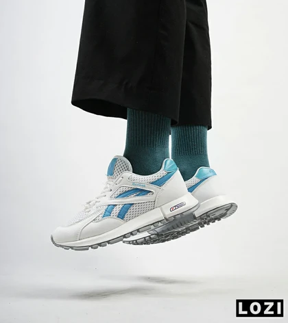 کفش کتانی مردانه و زنانه سفید خط آبی Reebok