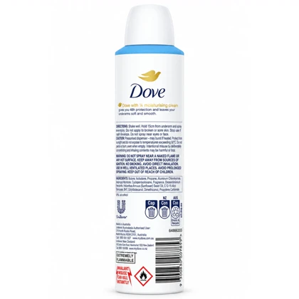 اسپری ضد تعریق زنانه داو Dove مدل Classic Fresh محافظت 48 ساعته 250ml