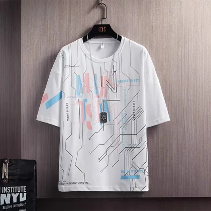 تیشرت نخ پنبه سوپر لش استایل