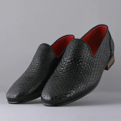 کفش کالج مردانه چرم یلسان مدل آرچر کد 508-MOT