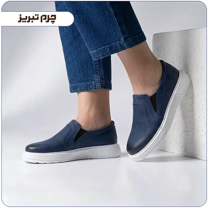 کفش چرم زنانه اسپرت مدل N1360