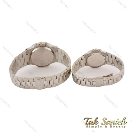 ساعت پتک فیلیپ ناتیلوس ست استیل صفحه مشکی Patek-5398-S