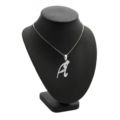 آویز مادرم ، بچه و زنجیر نقره روز مادر نقره 925