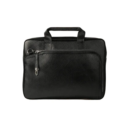 کیف اداری چرم طبیعی (طرح فلوتر - رنگ مشکی)