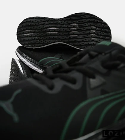 کفش کتانی ورزشی مردانه مشکی سبز PUMA مدل 5072