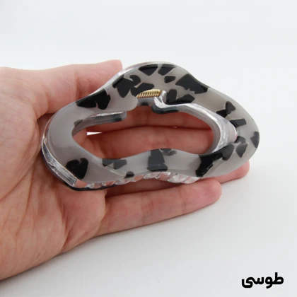 کلیپس دخترانه مدل موجی خال‌خالی