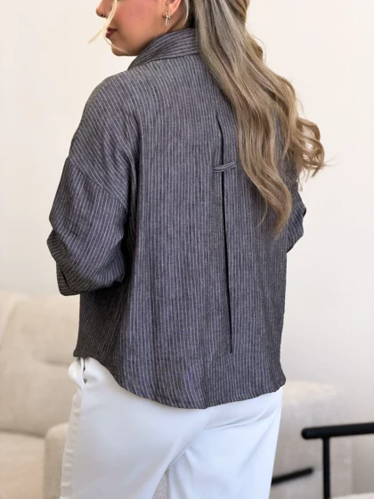 شومیز آنا خاکستری 1403018