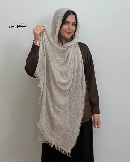 شال تمام نخ وارداتی مدل مهوش