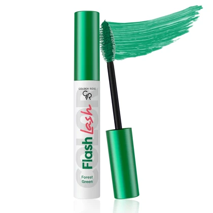 ریمل بلندکننده گلدن رز ,Golden Rose مدل Flash Lash رنگ Forest Green شماره 02 حجم 9 میل