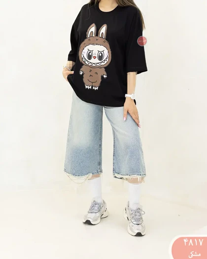 تیشرت باکسی لبوبو 4817