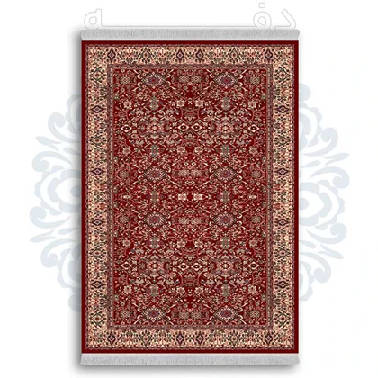 فرشینه از جنس پارچه هازان مخمل ترک طرح سنتی و مدرن برند دفه کد DDSS195