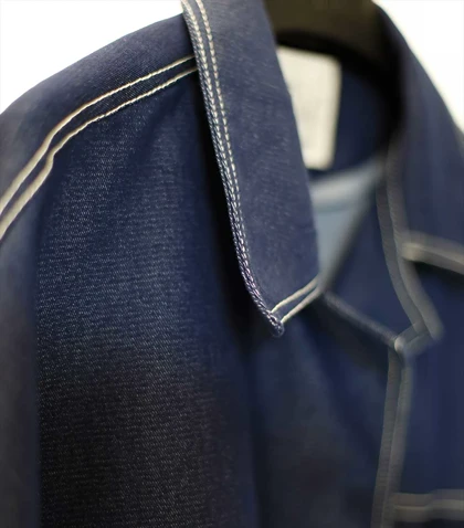 بارانی بلند جین Pinki 1302 تک‌رنگ